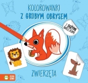 Kolorowanki z grubym obrysem Zwierzęta