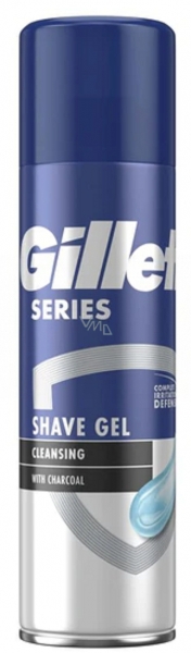 Gillette series, oczyszczający żel do golenia, 200ml