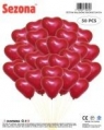 Balony Serce 25cm 50szt