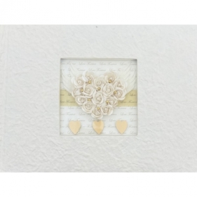 Album na zdjęcia. Białe serce ze skrzydłami - Opracowanie zbiorowe