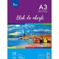Blok do akryli Tetis A3/15k 190g/m2 (KB012-A3)