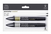 Promarkery metaliczne - Złoty + Srebrny