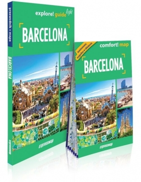 Barcelona light przewodnik + mapa - Larysa Rogala