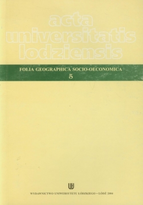 Folia geographica socio-oeconomica 5