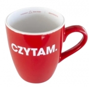 Kubek czerwony Czytam