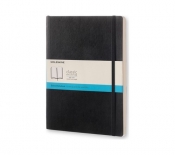 Notes Moleskine XL w kropki czarny