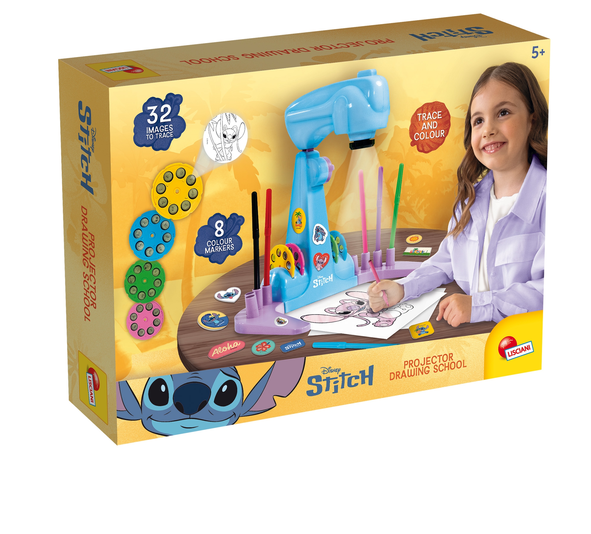 Szkoła rysowania z projektorem - Stitch
