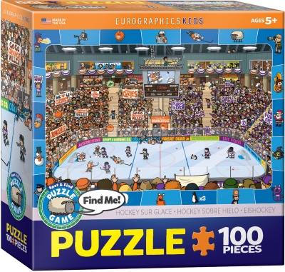 Puzzle 100 GAME FINE ME Hockey 6100-0475