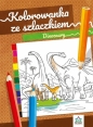 Kolorowanka ze szlaczkiem. Dinozaury - Opracowanie zbiorowe