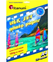 Papier fotograficzny Titanum A4 20 kartek 180 g/m2