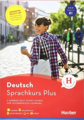 Sprachkurs Plus Deutsch B1 w.angielska HUEBER - praca zbiorowa