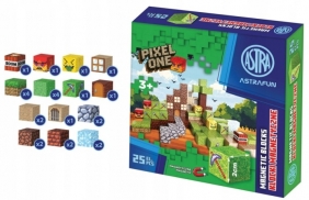 Zestaw klocków magnetycznych AstraFun Pixel One Farma - 25 el.