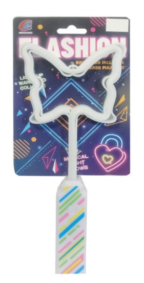 Różdżka świecąca w kształcie motyla