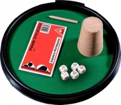 Kości Piatnik pokerowe z tacką kubkiem i bloczkiem do zapisu (2967)