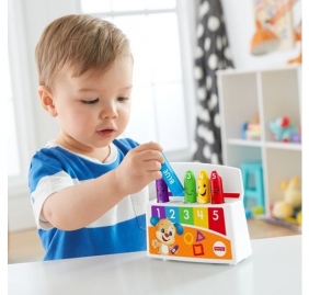 Fisher-Price, Uczące kredki Kolorki-Humorki - Zabawka edukacyjna dla dzieci (FBP55)
