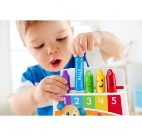 Fisher-Price, Uczące kredki Kolorki-Humorki - Zabawka edukacyjna dla dzieci (FBP55)