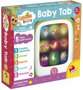 Carotina Baby - Elektroniczny Baby Tab z 5 funkcjami dydaktycznymi (304-PL55784)