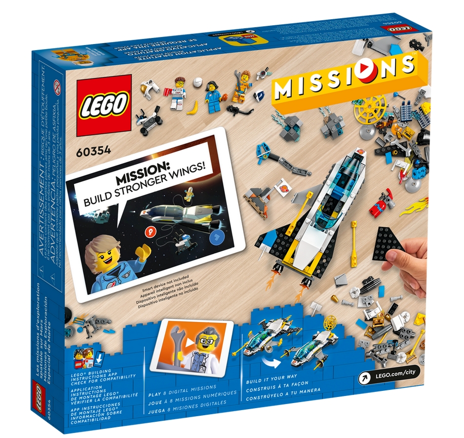 LEGO City: Wyprawy badawcze statkiem marsjańskim (60354)