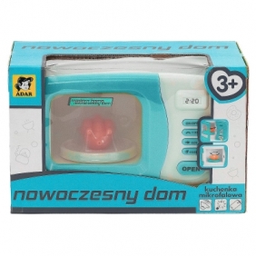 Mikrofalówka zabawkowa na baterie, światło i dźwięk (521759)