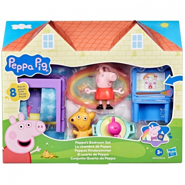 <img src='https://webimage.pl/pics/759/2/d5010996362759.jpg' style='height:440px' /> Świnka Peppa - Sypialnia Peppy