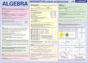 Algebra Szkoła podstawowa Plansza edukacyjna na ścianę i biurko plus książeczka edukacyjna