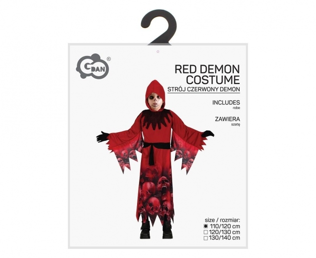 <img src='https://webimage.pl/pics/759/4/d5906639414759.jpg' style='height:440px' /> Strój dla dzieci Czerwony Demon 110/120cm