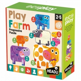 Puzzle progresywne Headu - Farma 7 szt. (24759)