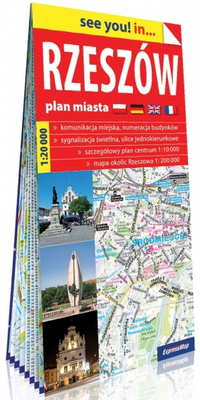 Rzeszów plan miasta 1:20 000