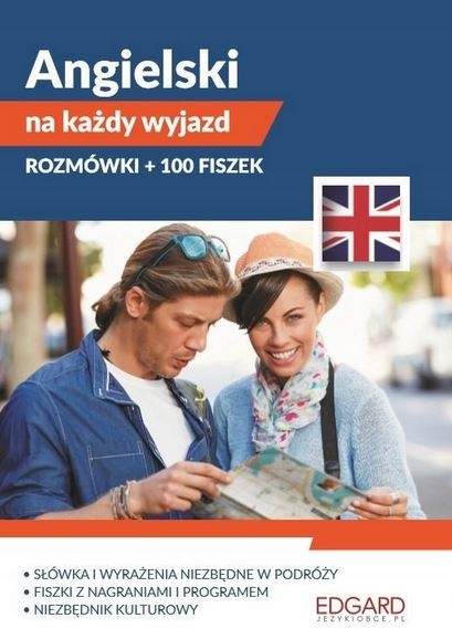 Pakiet. Angielski na każdy wyjazd. Rozmówki + 100 fiszek