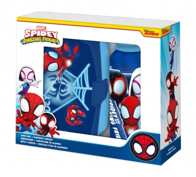<img src='https://webimage.pl/pics/759/9/d8435507889759.jpg' style='height:440px' /> Zestaw śniadaniówka + bidon 500ml Spidey SP50102