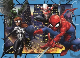 Ravensburger, Puzzle 4x100: Spiderman