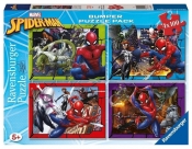 Ravensburger, Puzzle 4x100: Spiderman (12001076)