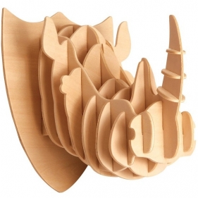 Łamigłówka drewniana Gepetto - Głowa nosorożca (106149)