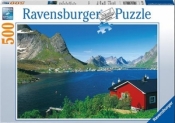 Puzzle 500 Norweska wioska rybacka (141760)