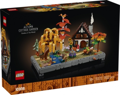LEGO Icons Jesienny ogród z chatką 11372