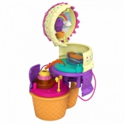 Zestaw figurek Polly Pocket Zakręcone niespodzianki Lody Plac zabaw (HFR00)