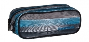 Piórnik saszetka podwójna prostokątna CoolPack Clever Grey Twist