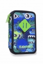 CoolPack - Jumper 2 - Piórnik podwójny z wyposażeniem - Wiggly eyes blue (B66034)