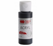 Farba akrylowa MATT - czarna otchłań 60 ml (0060-009)