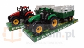Traktor z przyczepą