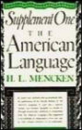 Supplement One American Language H L Mencken