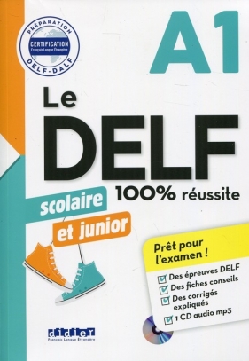 Delf 100% reussite A1 scolaire et junior książka + CDmp3 - Bruno Girardeau, Marie Rabin