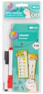 Karty edukacyjne – Ułamki, 15 kart, 2 pisaki, Happy Color