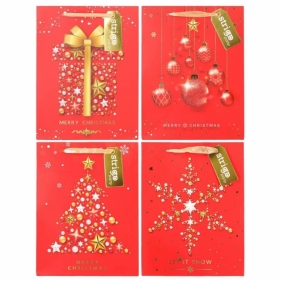 Torba prezentowa Święta 18x23x10cm mix STRIGO