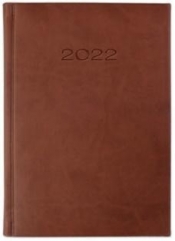 Kalendarz 2022 Dzienny A5 Vivella Brązowy 21D-01