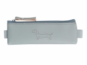 Saszetka mini z gumką na zeszyt Sharky jasno szara