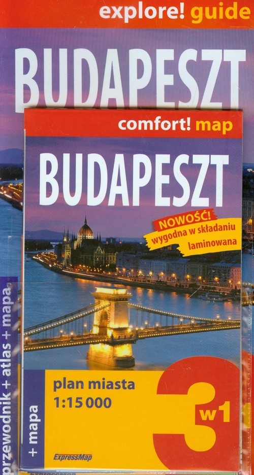 Budapeszt Przewodnik+atlas+mapa