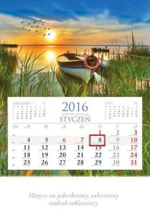 Kalendarz 2016 KM 3 Przystań jednodzielne