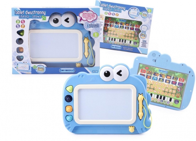 Tablet dwustronny z tablicą do rysowania