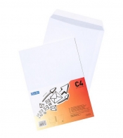 Koperta Biała Bantex C4 HK, 50 szt. - biała